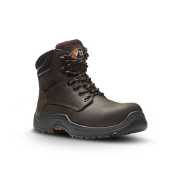 VR601 Brown Safety Boot (10) Lightweight metal free safety