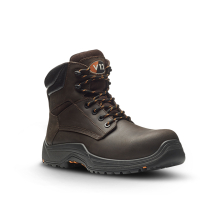 VR601 Brown Safety Boot (8) Lightweight metal free safety