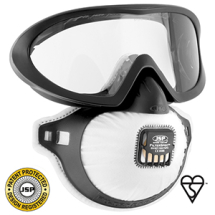 Goggle & Respirator set valved (comes with 3 filters)FMP2