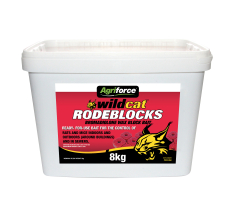 Wildcat Rodeblocks 8kg Tub (Bromadiolone)