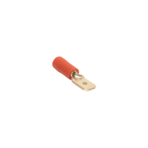 Red Connector Male Blade 6.3mm (8.75A, Pack 50)