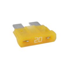 12V Blade Fuse 20A Yellow (Pack-10)