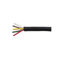 Black PVC 5 Core Cable