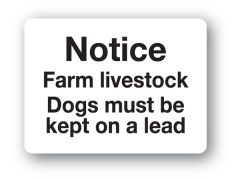 Sign - Farm Livestock (480mm x 360mm)