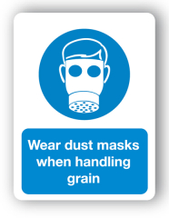 Sign - Wear Dust Masks (480mm x 360mm)