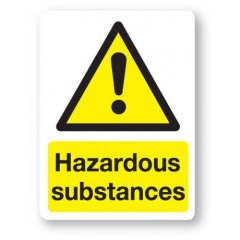 Sign - Dangerous Substances (480mm x 360mm)