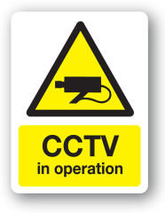 Sign - CCTV in Operation (480mm x 360mm)