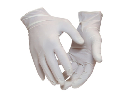 Natural Latex Gloves (L) (Powder Free, Pack-100)