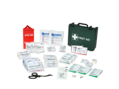 Medium First Aid Box & Bracket (270mm x 220mm x 100mm)