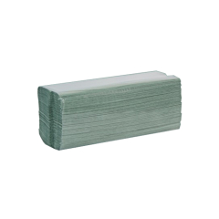Standard Green C-Fold Towel (1-Ply 23cmx32cm, 2800 Sheets)