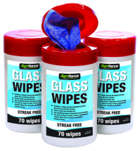 Agriforce Glass Wipes (70 Streak Free Wipes)