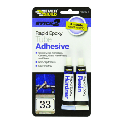 2 Part Rapid Epoxy Adhesive (12ml Per Tube)