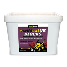 Wildcat VR Wax Blocks 4kg tub (Brodifacoum)