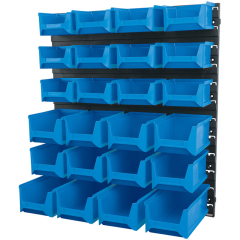 24 Bin Wall Storage Unit (Small, Medium & Large Bins)