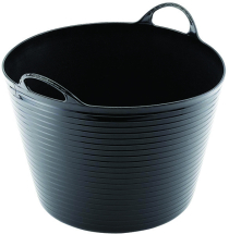 Black Flexible Bucket 42Ltr
